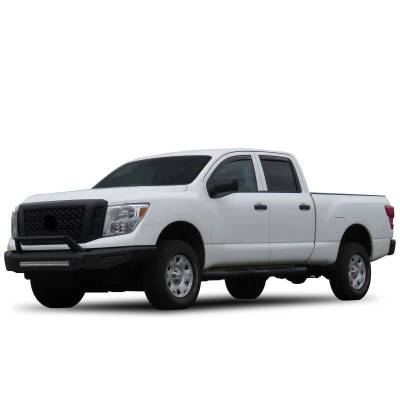 Black Horse Off Road - Armour II Heavy Duty Modular Front Bumper-Textured Black-2016-2024 Nissan Titan XD|Black Horse Off Road - Image 6