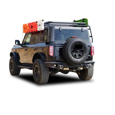 Black Horse Off Road - Armour Tubular Heavy Duty Rear Bumper Kit-Textured Black-2021-2026 Ford Bronco|Black Horse Off Road - Image 15
