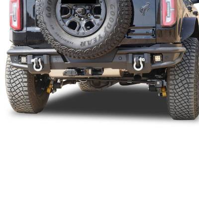 Black Horse Off Road - Armour Tubular Heavy Duty Rear Bumper Kit-Textured Black-2021-2026 Ford Bronco|Black Horse Off Road - Image 9