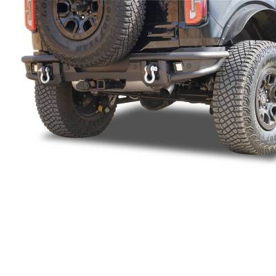Black Horse Off Road - Armour Tubular Heavy Duty Rear Bumper Kit-Textured Black-2021-2026 Ford Bronco|Black Horse Off Road - Image 18