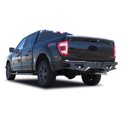 Black Horse Off Road - Armour Heavy Duty Rear Bumper-Textured Black-2021-2026 Ford F-150/2022-2026 Ford F-150 Lightning|Black Horse Off Road - Image 3