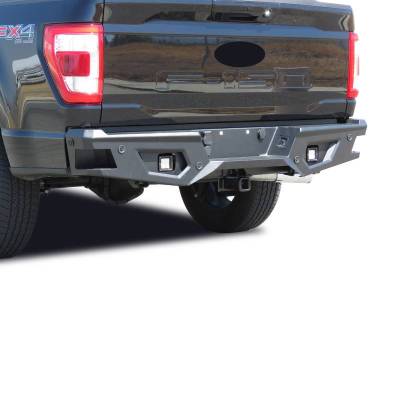 Black Horse Off Road - Armour Heavy Duty Rear Bumper-Textured Black-2021-2026 Ford F-150/2022-2026 Ford F-150 Lightning|Black Horse Off Road - Image 9