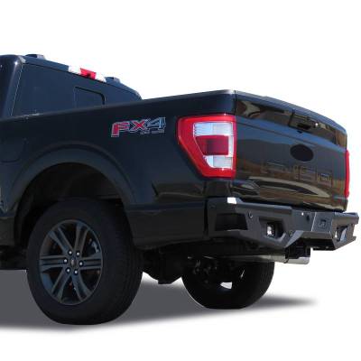 Black Horse Off Road - Armour Heavy Duty Rear Bumper-Textured Black-2021-2026 Ford F-150/2022-2026 Ford F-150 Lightning|Black Horse Off Road - Image 11
