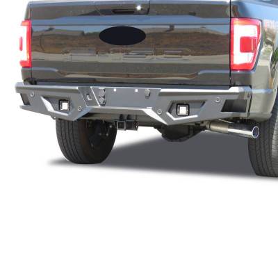 Black Horse Off Road - Armour Heavy Duty Rear Bumper-Textured Black-2021-2026 Ford F-150/2022-2026 Ford F-150 Lightning|Black Horse Off Road - Image 21