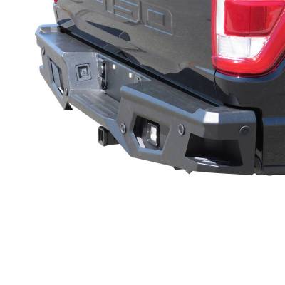 Black Horse Off Road - Armour Heavy Duty Rear Bumper-Textured Black-2021-2026 Ford F-150/2022-2026 Ford F-150 Lightning|Black Horse Off Road - Image 31