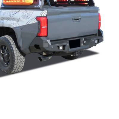 Black Horse Off Road - Armour Heavy Duty Rear Bumper-Matte Black-2024-2026 Toyota Tacoma|Black Horse Off Road - Image 3