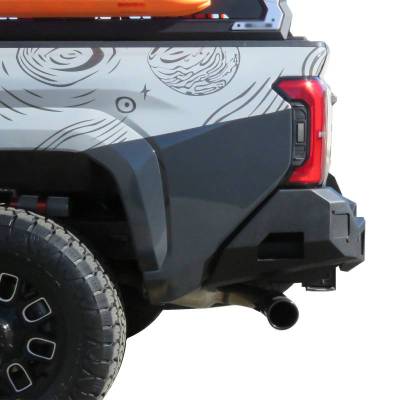 Black Horse Off Road - Armour Heavy Duty Rear Bumper-Matte Black-2024-2026 Toyota Tacoma|Black Horse Off Road - Image 5