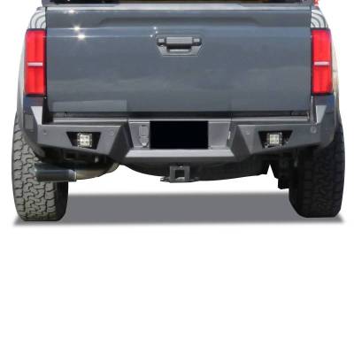 Black Horse Off Road - Armour Heavy Duty Rear Bumper-Matte Black-2024-2026 Toyota Tacoma|Black Horse Off Road - Image 9
