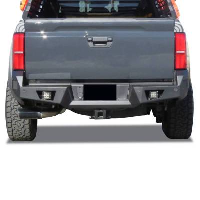 Black Horse Off Road - Armour Heavy Duty Rear Bumper-Matte Black-2024-2026 Toyota Tacoma|Black Horse Off Road - Image 7