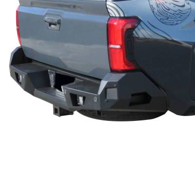 Black Horse Off Road - Armour Heavy Duty Rear Bumper-Matte Black-2024-2026 Toyota Tacoma|Black Horse Off Road - Image 13