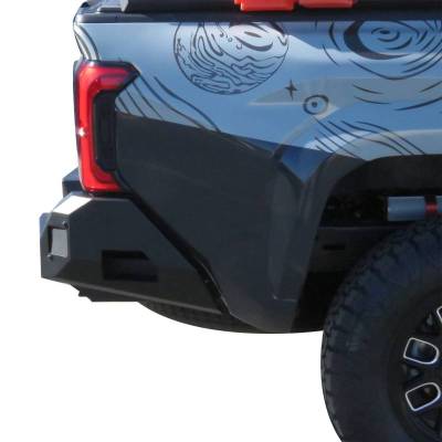 Black Horse Off Road - Armour Heavy Duty Rear Bumper-Matte Black-2024-2026 Toyota Tacoma|Black Horse Off Road - Image 15