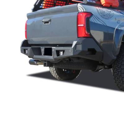 Black Horse Off Road - Armour Heavy Duty Rear Bumper-Matte Black-2024-2026 Toyota Tacoma|Black Horse Off Road - Image 17