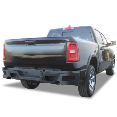 Black Horse Off Road - Armour Heavy Duty Rear Bumper-Matte Black-2025-2026 Ram 1500|Black Horse Off Road - Image 5