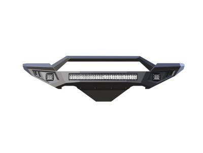 Black Horse Off Road - Armour II Heavy Duty Front Bumper Kit-Matte Black-2016-2018 Chevrolet Silverado 1500/2019-2021 Chevrolet Silverado 1500 LD|Black Horse Off Road - Image 3