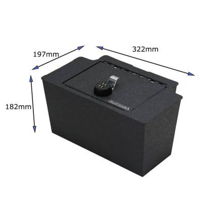Black Horse Off Road - Center Console Safe-Black-2023-2024 GMC Sierra 1500/2023-2024 Chevrolet Silverado 1500|Black Horse Off Road - Image 28