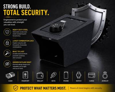 Black Horse Off Road - Center Console Safe-Black-2019-2023 BMW X5|Black Horse Off Road - Image 9