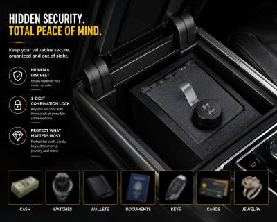 Black Horse Off Road - Center Console Safe-Black-2019-2023 BMW X5|Black Horse Off Road - Image 3