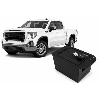 Black Horse Off Road - Center Console Safe-Black-2022-2024 Chevrolet Silverado 1500/2022-2024 GMC Sierra 1500|Black Horse Off Road - Image 3