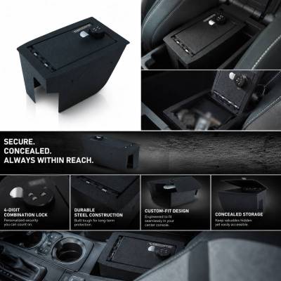 Black Horse Off Road - Center Console Safe-Black-2021-2024 Ford Bronco Sport|Black Horse Off Road - Image 15