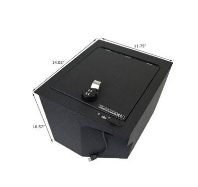 Black Horse Off Road - Center Console Safe-Black-2014-2021 Toyota Tundra|Black Horse Off Road - Image 10