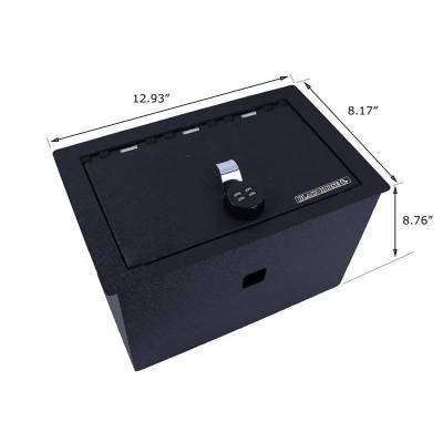 Black Horse Off Road - Center Console Safe-Black-2015-2020 Chevrolet Suburban/Chevrolet Tahoe/GMC Yukon/GMC Yukon XL|Black Horse Off Road - Image 11