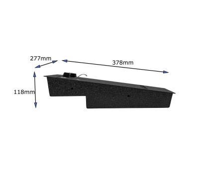 Black Horse Off Road - Under Seat Storage Console Safe-Black-2014-2019 Silverado-Sierra 1500/2015-2020 Chevrolet Silverado-GMC Sierra 2500 HD/3500 HD|Black Horse Off Road - Image 18