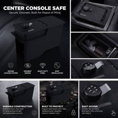 Black Horse Off Road - Center Console Safe-Black-2017-2022 Honda CR-V|Black Horse Off Road - Image 9