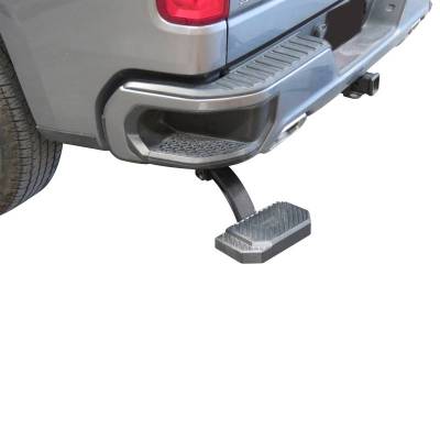 Black Horse Off Road - RETRACTABLE Truck Bed Corner Step-Black-2019-2026 Chevrolet silverado 1500 and GMC Sierra 1500|Black Horse Off Road - Image 3