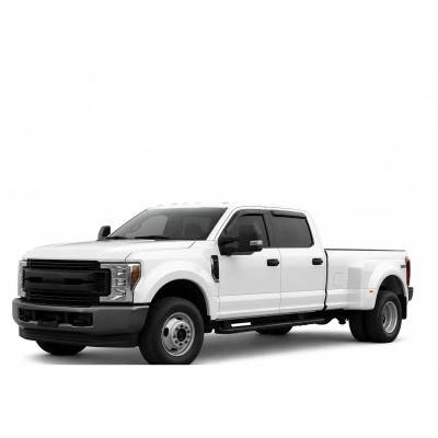 Black Horse Off Road - Black Horse Off Road [BHOR] |Tape On Rain Guard/Wind Deflectors|2017-2026 Ford F-250,F-350,F-450,F-550 Super Duty Super Crew Cab|Smoke,4Pcs|#14-94156 - Image 2