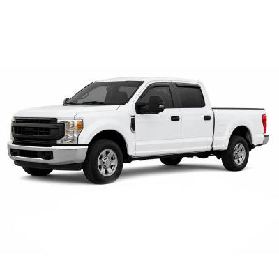 Black Horse Off Road - Black Horse Off Road [BHOR] |Tape On Rain Guard/Wind Deflectors|2015-2026 Ford F-150 Super Cab/2017-2024 Ford F-250,F-350,F-450,F-550 Super Duty Super Cab|Smoke,4Pcs|#14-94157 - Image 2