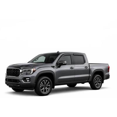 Black Horse Off Road - Black Horse Off Road [BHOR] |Tape On Rain Guard/Wind Deflectors|2019-2026 Silverado, Sierra 1500 Crew Cab/2020-2026 Silverado,Sierra 2500-3500 HD Crew Cab|Smoke,4Pcs|#140440 - Image 2