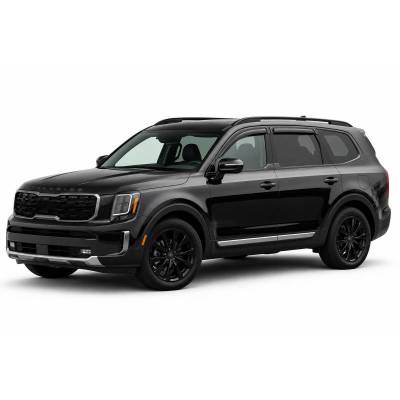 Black Horse Off Road - Black Horse Off Road [BHOR] |Tape On Rain Guard/Wind Deflectors|2020-2026 Kia Telluride |Smoke,4Pcs|#144711 - Image 6