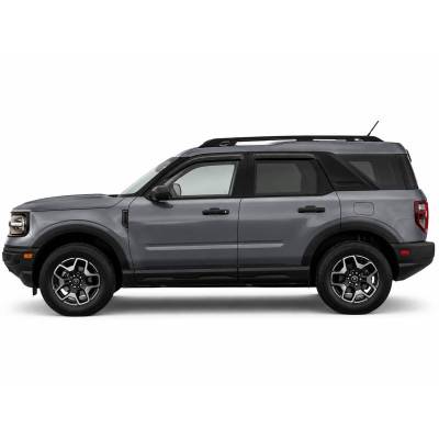 Black Horse Off Road - Black Horse Off Road [BHOR] |Tape On Rain Guard/Wind Deflectors|2021-2026 Ford Bronco Sport |Smoke,4Pcs|#140713 - Image 3