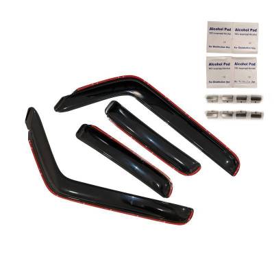 Black Horse Off Road - Black Horse Off Road [BHOR] |In Channel Rain Guard/Wind Deflectors|2021-2026 Chevrolet Tahoe |Smoke,4Pcs|#1494706IN - Image 5