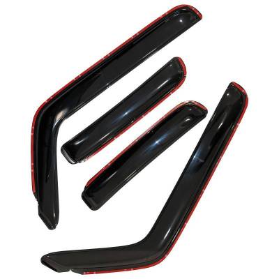 Black Horse Off Road - Black Horse Off Road [BHOR] |In Channel Rain Guard/Wind Deflectors|2021-2026 Chevrolet Tahoe |Smoke,4Pcs|#1494706IN - Image 6