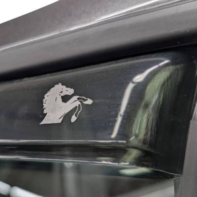 Black Horse Off Road - Black Horse Off Road [BHOR] |In Channel Rain Guard/Wind Deflectors|2019-2026 Ram 1500 Crew Cab|Smoke,4Pcs|#1494806IN - Image 8