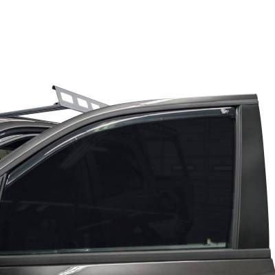 Black Horse Off Road - Black Horse Off Road [BHOR] |In Channel Rain Guard/Wind Deflectors|2019-2026 Ram 1500 Crew Cab|Smoke,4Pcs|#1494806IN - Image 10