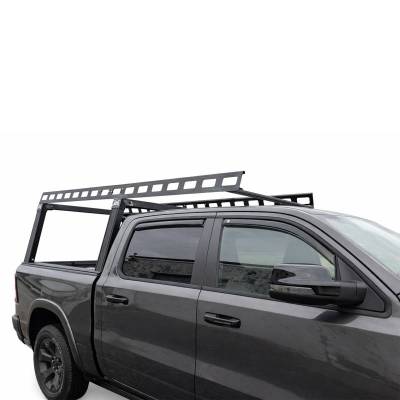 Black Horse Off Road - Black Horse Off Road [BHOR] |In Channel Rain Guard/Wind Deflectors|2019-2026 Ram 1500 Crew Cab|Smoke,4Pcs|#1494806IN - Image 11