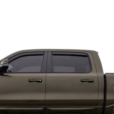 Black Horse Off Road - Black Horse Off Road [BHOR] |In Channel Rain Guard/Wind Deflectors|2022-2026 Nissan Frontier Crew Cab|Smoke,4Pcs|#1494788IN - Image 2