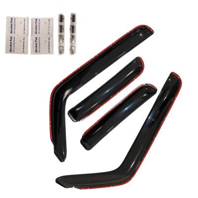 Black Horse Off Road - Black Horse Off Road [BHOR] |In Channel Rain Guard/Wind Deflectors|1996-2026 Chevrolet City Express|Smoke,2Pcs|#1492455IN - Image 13