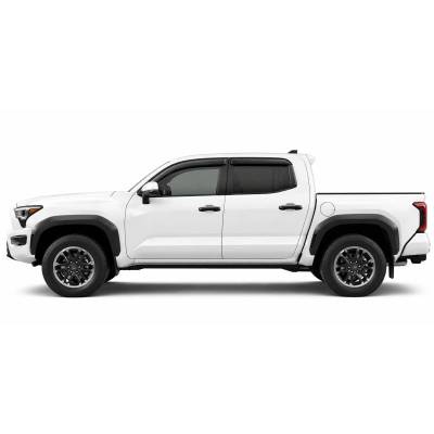 Black Horse Off Road - Black Horse Off Road [BHOR] |Tape On Rain Guard/Wind Deflectors|2024-2026 Toyota Tacoma Crew Cab  |Smoke,4Pcs|#144270 - Image 10