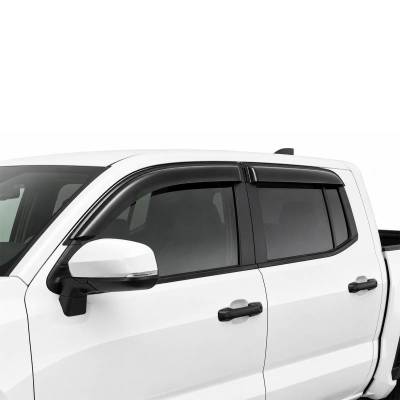 Black Horse Off Road - Black Horse Off Road [BHOR] |Tape On Rain Guard/Wind Deflectors|2024-2026 Toyota Tacoma Crew Cab  |Smoke,4Pcs|#144270 - Image 11