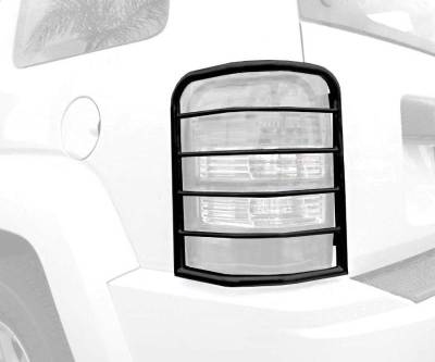 Black Horse Off Road - Tail Light Guards-Black-2008-2026 Jeep Liberty|Black Horse Off Road - Image 2