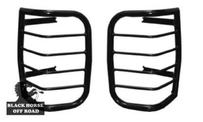 Black Horse Off Road - Tail Light Guards-Black-1996-2026 Toyota 4Runner|Black Horse Off Road - Image 2