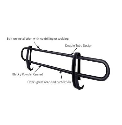 Black Horse Off Road - Rear Bumper Guard-Black-2011-2025 Dodge Durango/2011-2021 Jeep Grand Cherokee|Black Horse Off Road - Image 3