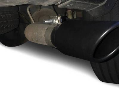 Black Horse Off Road - Muffler Tip-Black-All Cars, Trucks and SUVs( 3" inlet,4" outlet and 10" Length)|Black Horse Off Road - Image 3