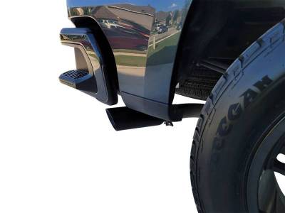 Black Horse Off Road - Muffler Tip-Black-All Cars, Trucks and SUVs( 3" inlet,4" outlet and 10" Length)|Black Horse Off Road - Image 2