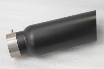 Black Horse Off Road - Muffler Tip-Black-All Cars, Trucks and SUVs( 3" inlet,4" outlet and 10" Length)|Black Horse Off Road - Image 5