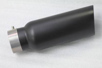 Black Horse Off Road - Muffler Tip-Black-All Cars, Trucks and SUVs( 3" inlet,4" outlet and 10" Length)|Black Horse Off Road - Image 7
