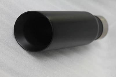 Black Horse Off Road - Muffler Tip-Black-All Cars, Trucks and SUVs( 3" inlet,4" outlet and 10" Length)|Black Horse Off Road - Image 11